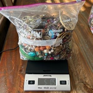 Mixed Jewelry Lot Of Crafting Pieces